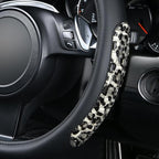 Flying Banner car Steering Wheel Cover Gel Massage Velvet Cool Warm Universal Size 15 inches SUV Truck Anti Slip Odorless Sum