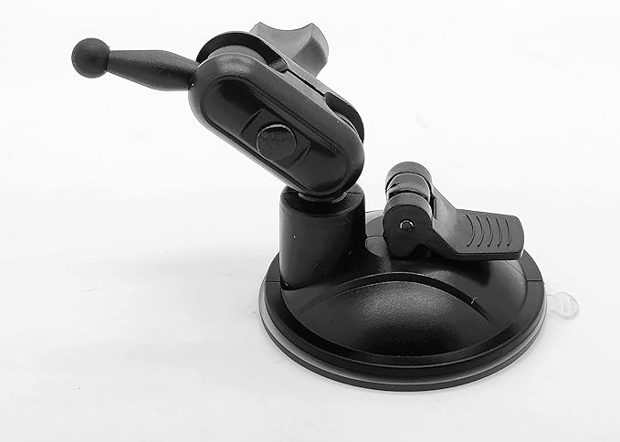 ChargerCity Dash Cam Suction Cup Mount for Garmin Dash Cam 2 3 45 46 47 55 56 57 65W 66W 67W X110 X210 X310 Tandem Speak Plus (Best Viewing Adjustment w/Dual Ball Joint Design)