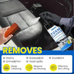 Car Interior Cleaner Kit – All-Purpose Foam Cleaner for Leather, Fabric, Vinyl, Plastic, Carpet & Upholstery | Deep Stain Rem