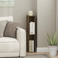 Furinno Fulda Book Shelf, 3-Tier Narrow Bookshelf, Bookcase with 6-in Width Storage Shelf, 9.3 x 5.9 x 31.5, for Living Room,