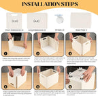 CINPIUK Rolling File Organizer with Wheels, Stackable Storage File Boxes, Portable Letter/Legal Size File Folder Box Book Box