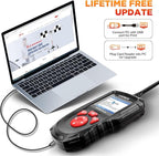 LAUNCH Professional OBD2 Scanner Diagnostic Tool CR3008 Plus,One-Click I/M,Lifetime Update Code Reader,Enhanced Check Engine