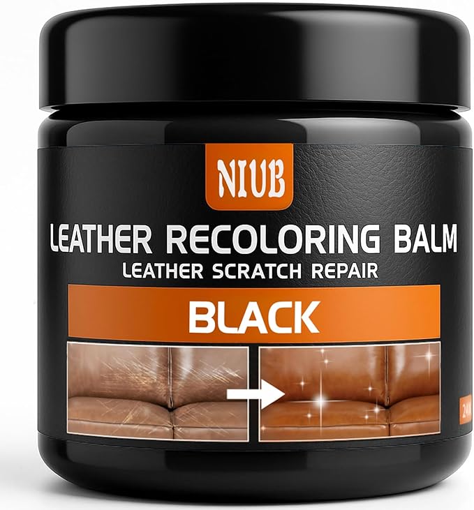 Leather Recoloring Balm Leather Color Restorer Scratch Repair Leather Paint for Furniture Couches Car Seats Shoes Bags Leathe