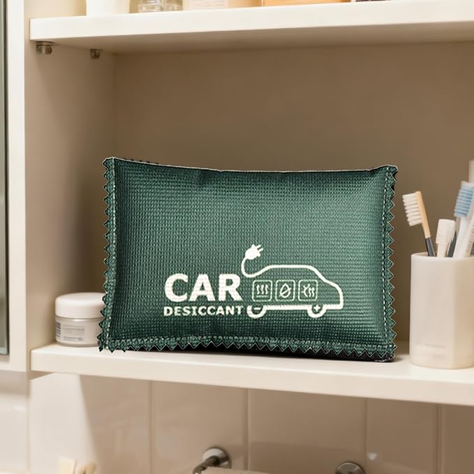 Car Dehumidifier Bags - Anti Fog Moisture Absorber Packs for Vehicles, Reusable Desiccant Bags for Auto Truck Van SUV RV