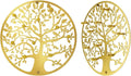 Round Decorative Home Key Holder Wall Mount, 2 Pack Metal Tree Car Key Rack for Wall Organizer for Keys, Wallets, Hats, Used 