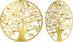 Round Decorative Home Key Holder Wall Mount, 2 Pack Metal Tree Car Key Rack for Wall Organizer for Keys, Wallets, Hats, Used 