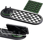 Multi-Functional Support Anti-Slip Pad, 360° Rotatable Car Anti Slip Mat Phone Holder with Temporary Parking Number, Auto Das