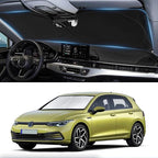 Sunshade for 2015-2023 2024 2025 Volkswagen Golf GTI e-Golf VW Golf R 4 Door Hatchback Accessories Front Window Shield Cover for Windshield Sun Visor