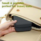 Travel Jewelry Case Bridesmaid Gifts Box,6 Pack Small Jewelry Box Mini Jewelry Organizer,PU Leather Portable Earring Storage 