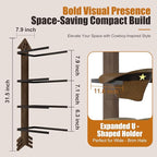 Cowboy Hat Rack -Cowboy hat holder for wall With Heavy- Organize and Display Your Hats with Ease, Wall Mounted Hat Hanger Wes
