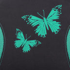 Flying Banner Butterfly car seat Covers ful Set Fashion Universal Lady Woman Female Rear Bench Split Colorized (Full Set, Min