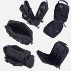 Universal Tactical Seat Back Organizer Vehicle Molle Panel Organizer Storage Bag with 5 Detachable Molle Pouch for All Vehicel Such as Jeep,Truck,SUV, Car, Ford,Chevy etc