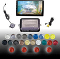 LCD Parking Sensor Kit - Displays Data on Original Screen, Easy Rear Installation, Compatible with All Camera Formats (AHD, C