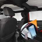 Hoolcar Windshield Sunshade Side Window Sun Shade Sunscreen Heat Insulation Sun Visor for 2007-2017 Jeep Wrangler JK JKU, 8PCs