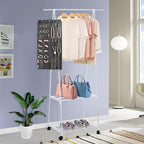 BB Brotrade Hanging Jewelry Organizer,Accessories Organizer,56 Pocket Organizer for Holding Jewelries (Black-56 Pockets)