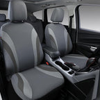 CAR PASS Line Rider Sporty Cloth Universal Fit Car Seat Cover -100% Breathable with 5mm Composite Sponge Inside,Airbag Compat