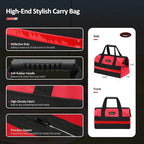 Vetoos Car Roadside Emergency Kit with Jumper Cables, Auto Road Side Safety Kit for Vehicles - with Premium Carry Bag, Repair