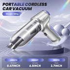 Saker Car Vacuum Portable Cordless 15000PA,3 in 1 Handheld Vacuum with Brushless Motor for Car, Office and Home Cleaning Blue