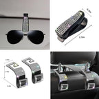 NBTEPEM 30 Pcs Multicolor Bling Car Accessories Set for Women, Steering Wheel Cover Set, Bling Console Cover, Seat Belt Cushion, Shift Knob Cushion, Cup Coaster, Rhinestone Car Hanging Accessories