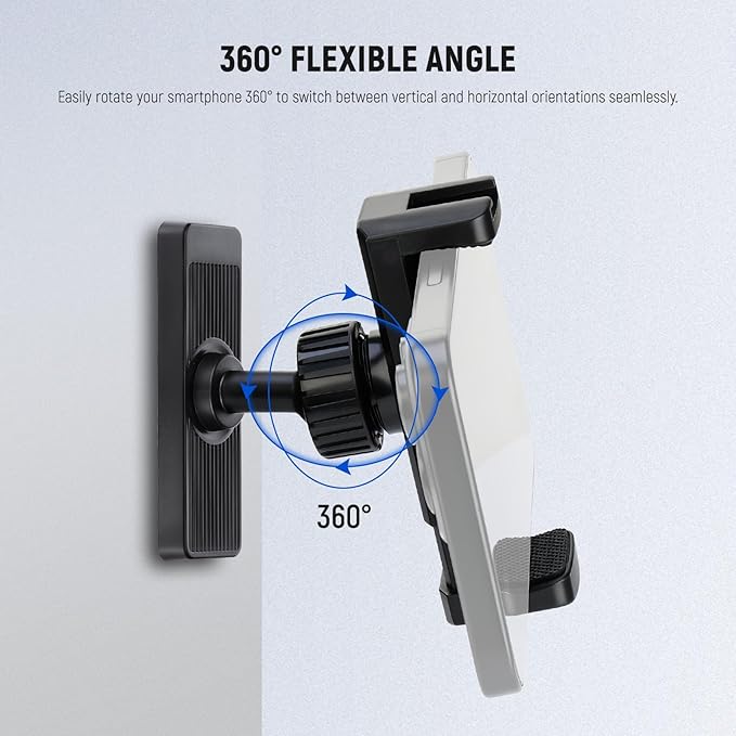 NEEWER Magnetic Phone Holder Mount Stand, Home Gym Workout Forklift Decor Stuff Essential Accessories Gear Compatible with iPhone Android Samsung for Women Men Girl Boy Video Recording, PA119