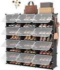 ROJASOP Portable 8-Tier Shoe Cabinet - 48-Pair Shoe Organizer with Expandable, Free Standing, Stackable Space Saving Design a
