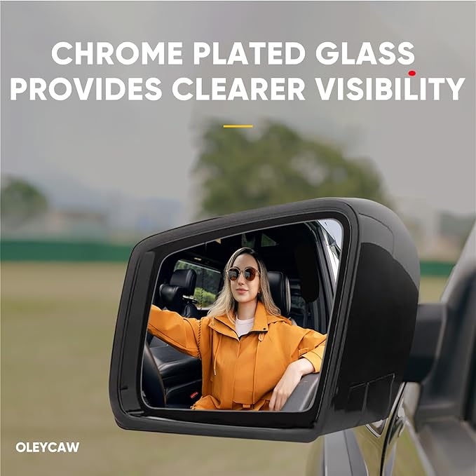 Driver Side Mirror Compatible with Mercedes Benz G550 W463, GLE350 ML350 W166, GL450 X164, GLS450 X166, R350 W251, Mercedes Benz GL GLE ML G GLS R Class - Left Replacement Mirrors, Heated