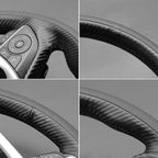 MEWANT Hand Sewn 3D Style Steering Wheel Cover for Toyota Camry 2018-2019/Toyota Avalon 2019/Toyota Corolla 2019-2020/Toyota RAV4 2019 Steering Wheel Accessories