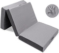 Milliard Trifold Mattress, Cot Size, 6 inch, Portable Foldable Mattress with Memory Foam & Washable Cover, Tri-Folding Floor 