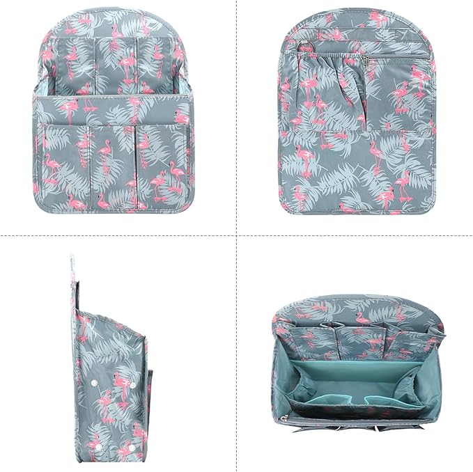 Surblue Backpack Organizer Insert Liner Hanging Travel Rucksack Purse and Handbag Insert Pocket, High-capacity Divider Foldab