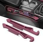 Car Seat Gap Filler 2Pack, Inserts Between Seats Console with Organizer Storage Upgraded Phone Holder Side Seat Gap Fillers Cars Front Seats Fill Plug Car Essentials for Vehicle SUV Truck (Wine Red) | Organizer Storage, Cars Front Seats, Fill Plug, Car...