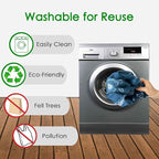 BeeGreen Animals Reusable Grocery Bags Turtle Peguins Flamingo Octopus Reusable Kitchen Bags Bulk Foldable-Machine Washable with Zipper Storage Pouch 6 Packs