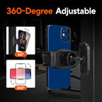 Magnetic Phone Holder for Gym, 360° Adjustable Strong Magnet Base Mount, Universal Magnetic Phone Mount for Workout Recording on All Smartphones