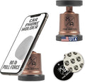 Mob Armor MobNetic Maxx - USA Assembled Magnetic Phone Holder for Car, Magnetic Car Phone Mount, 90-Degree Tilt, 360-Degree Rotation, Aluminum Metal, Compatible with iPhone & Android - Bronze