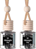 C&E Craft Co Hanging Car Air Freshener Diffuser 2 Pack, Long Lasting Fragrance Oil Car Freshener, Glass Bottle Auto Air Fresh