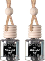 C&E Craft Co Hanging Car Air Freshener Diffuser 2 Pack, Long Lasting Fragrance Oil Car Freshener, Glass Bottle Auto Air Fresh