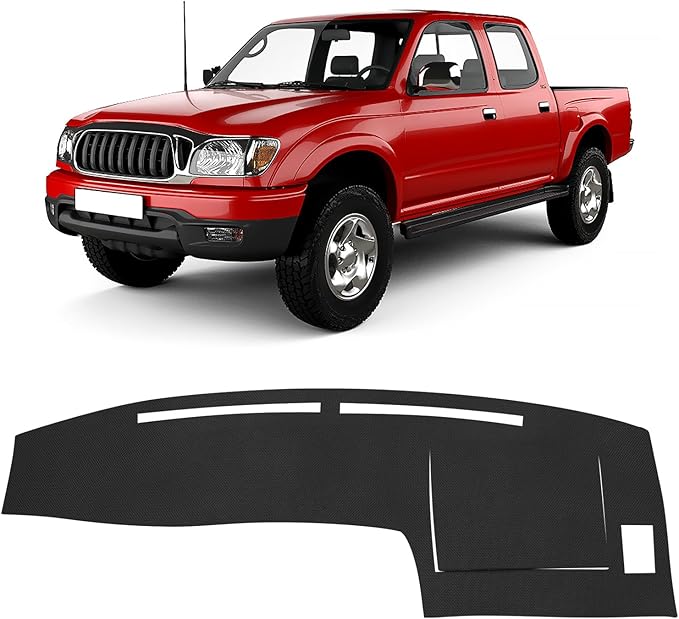 FIILINES Dash Cover for 1998-2004 Toyota Tacoma, Dashboard Mat Accessories Dash Cover Sunshade Nonslip Mesh Protector No Glar