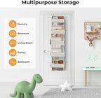 GRANNY SAYS Over the Door Organizer, 5-Shelf Waterproof Behind the Door Storage with 8 Pockets and Clear Window, Anti Tilt 45