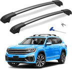 Lockbale 300lbs Roof Rack Cross Bars Fit for Volkswagen VW Atlas 2017-2026 (Not for Atlas Cross Sport), Heavy Duty Aluminum Roof Rails Crossbars Rooftop Cargo Bars Luggage Bike Kayak Racks