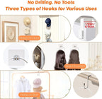 LINFIDITE 10 Pack Hat Rack Hanging Baseball Caps Display Storage Rack Hat Organizer Wigs Rack Over Door Wall Mounted Scarves 