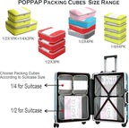 Packing Cubes for 24" Suitcase Travel Luggage Organizers - Travel Organizer Bags Luggage Clothes Accessories Storage Carry on