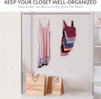 ZEDODIER 6 Pack Tank Top Hanger Space Saving, Bra Hangers for Closet Organizer, Hanging Bra Organizer Tank Tops Holder with 4