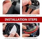 Multifunctional Car Anti-slip Mat, Car Dashboard Anti-slip Pad with Temporary License Plate, 360° Rotatable Dashboard Phone M