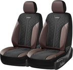 Coverado Automotive Car Seat Cover for 2 Seats,Front Seat Covers, Seat Covers 2-Pack, Driver Car Seat Protectors Universal Fi