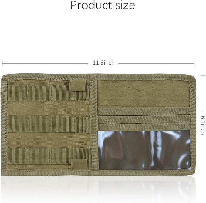 ROARING FIRE MOLLE Car Sun Visor Organizer - Tactical Panel for Trucks, SUV & Police Vehicles | Compatible with Pouches & Storage Accessories
