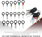 Electrical Disconnect Pliers for Cars with Terminal Removal Tool Kit,Sturdy Electrical Connector Pliers with Double Head/60° 
