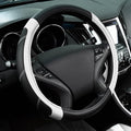 CAR PASS Line Rider Microfiber Leather Sporty Steering Wheel Cover Universal Fits for 95% Truck,SUV,Cars,14.5-15inch Anti-Sli