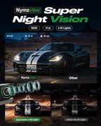 4K+2.5K+2.5K 3 Channel Dash Cam - Front/Rear/Inside - 5.8GHz WiFi 6 Dashcam with IR Night Vision, 64GB Card, 24H Parking Mode