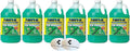 6 Pack Rain X Green Windshield Washer Fluid With Rain Repellant & Bug Remover 32* F All Weather Fluid 1 Gallon Each