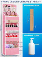 2 Pack Over The Door Organizer, Hanging Storage Organization with Large Capacity Pockets, Swing-Proof Behind Door Storage She