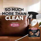 Weiman Leather Cleaner and Conditioner for Use on Your Couch Chair Purse Wallet Shoes Boots Saddle Belt Jacket Car Seat
